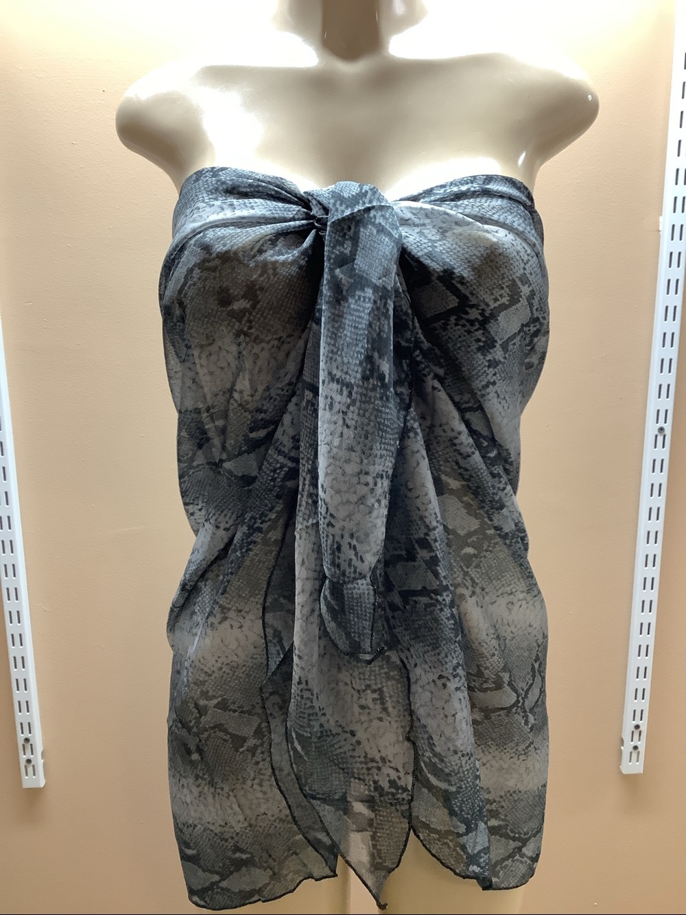 Zuliana Animal Print Long Sarong. One Size Fits Most. Made in USA New With Tags.